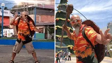 Peruano recorre países de Sudamérica disfrazado de personaje de 'Dragon Ball': el maestro Roshi de Moyobamba