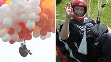 ¿Por qué un cura se ató 1.000 globos inflados con helio para volar por el cielo?: la razón te sorprenderá