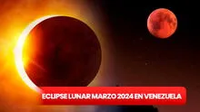 Eclipse Lunar Marzo 2024 en Venezuela: dónde y cuándo ver el primer evento astronómico del año