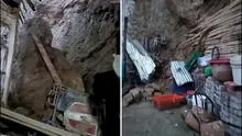Lluvias en Piura: familia se salva de morir tras caída de roca sobre el techo de su casa en Huancabamba