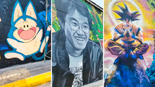 Así quedó el mural de Dragon Ball en homenaje a Akira Toriyama en La Victoria