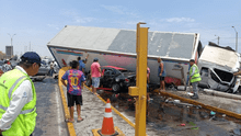 Choque múltiple en Trujillo: 10 vehículos colisionaron en peaje Chicama y habría 2 muertos