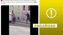 Video que muestra a un policía abatiendo a un delincuente en Brasil no es de 2024
