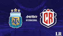 Argentina vs. Costa Rica EN VIVO: transmisión ONLINE del amistoso internacional por fecha FIFA