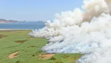 Incendio forestal en Áncash: no logran controlar siniestro desde hace 5 horas en Chimbote