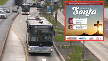 ¿El Metropolitano atenderá en horario normal durante feriados por Semana Santa? ATU se pronuncia