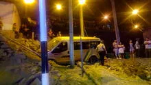 Accidente en Pasamayito: miniván se despistó, chocó con un poste y dejó 3 niños heridos