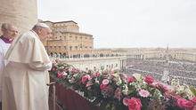 Francisco pide paz en Gaza en misa de Pascua