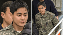Taehyung de BTS luce radical cambio físico tras su ingreso en el servicio militar en Corea