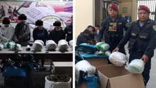 Incautan 75 kilos de marihuana en Trujillo: PNP detuvo a 5 narcotraficantes