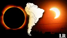 Los países de Sudamérica que vieron el eclipse solar el 8 de abril
