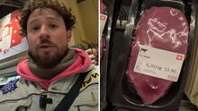 Youtuber va al supermercado más caro del mundo y revela: 200 gramos de carne cuestan S/65