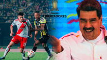 Deportivo Táchira vs. River Plate: hinchas arengan contra Nicolás Maduro en pleno estadio