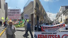 Arequipa: marcha masiva contra Dina Boluarte por relojes Rolex y lujosas joyas