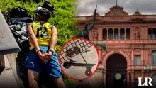 Detienen a hombre que intentó entrar con un machete a la Casa Rosada de Argentina