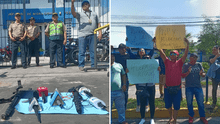 Iquitos: comunicadores protestan en Migraciones, en respaldo a reportero de Latina agredido por extranjeros