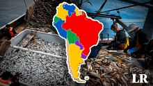 Los ÚNICOS países de Sudamérica en el top 10 de los mayores exportadores de productos pesqueros en el mundo