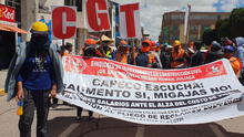 Trabajadores de construcción civil de Lima, Puno y Arequipa protestan para exigir mejoras salariales