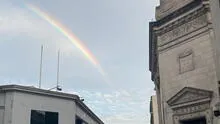 Arcoíris en Lima: fenómeno sorprende a ciudadanos tras ligera lluvia en varios distritos