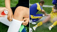 ¿Cuáles son los componentes del spray que le echan a los futbolistas para aliviar su dolor tras una falta?