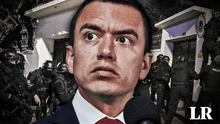 Daniel Noboa apoyó operativo policial en la Embajada de México: "Ningún delincuente quedará en la impunidad"