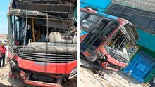 Accidente en VMT: bus de El Rápido colisiona y deja 3 casas afectadas en Tablada de Lurín