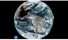 La Tierra desde el espacio durante el último eclipse solar: impresionantes imágenes de un satélite