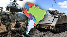 Este país de Sudamérica tiene la mayor fuerza militar en 2024: supera a Chile y Argentina