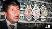 Fiscalía incautó tres relojes Rolex de Wilfredo Oscorima tras diligencias de exhibición