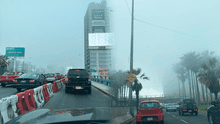 Neblina en Lima: reportan presencia de fenómeno en varios distritos de la capital