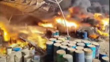 Carabayllo: reportan incendio de grandes proporciones en fábrica de químicos