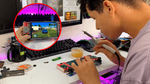 Joven venezolano sorprende a todos al construir PlayStation portátil usando piezas recicladas