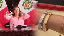 Especialista confirma que pulsera Cartier de Dina Boluarte cuesta más de 50.000 euros