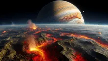 El lugar del espacio donde están los volcanes activos tan antiguos como el Sol, según la NASA