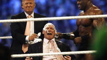 La vez que Donald Trump fue a la WWE, ganó la atrevida apuesta y rapó al legendario Vince McMahon