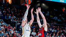 ¡Dominante! Real Madrid ganó 90-74 a Baskonia en el juego 1 de los Playoffs de la Euroliga de Basket