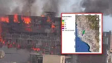 Senamhi: contaminación por incendio en Cercado de Lima afectará a 4 distritos
