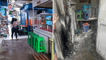 Chiclayo: prestamistas 'gota a gota' queman puestos de mercado para exigir pago