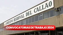 ¿Terminaste la secundaria? Gobierno Regional del Callao ofrece trabajos con sueldos de hasta S/8.000