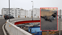 Surco: efectivo de la Policía Nacional muere luego de caer del puente El Derby