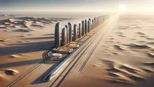 The Line, la megaciudad futurista de Arabia Saudita, está en peligro