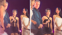 Filtran FUERTE discusión entre Thalía y Becky G sobre el escenario de los Latin AMA's