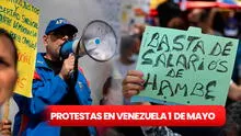 Protestas por el Día del Trabajador EN VIVO: sigue AQUÍ las medidas de Maduro para el 1 de mayo