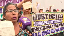 SJL: comerciantes del mercado San Rafael exigen diálogo con alcalde tras ser desalojados
