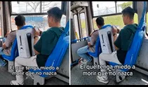 Peruano sorprende al viajar en bus público con su PlayStation 5 y le dicen: “No le quedó para el Uber”