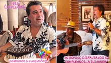 Alfredo Zambrano, esposo de Magaly Medina, sorprende al cantar en quechua en su cumpleaños celebrado en Arequipa