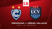 Cienciano vs. César Vallejo EN VIVO: ¿a qué empieza el partido por el Torneo Apertura 2024?