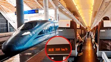 Conoce el tren bala de China que duplica en velocidad al más rápido de Sudamérica: recorre hasta 350 km/h