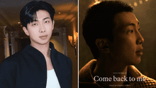 ¿RM, de BTS, protagonizará una película? Todo sobre póster 'Come Back to Me' que impactó a ARMY