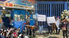 Comerciantes de Mega 80 en Comas protestan por amenazas de extorsión tras asesinato de su dirigente